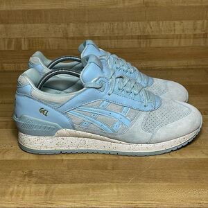 Asics Concepts Gel Respector Crystal Blue White Gold Womens Size 11 H6E3L